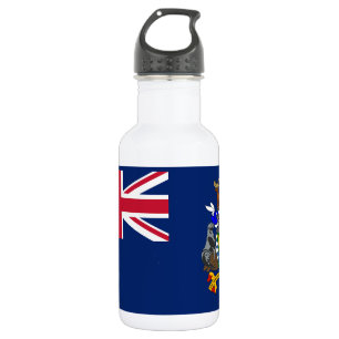 Bouteille D'eau Drapeau de la Géorgie du Sud et des îles Sandwich 