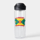 Bouteille D'eau Drapeau de la Grenade (Arrière)