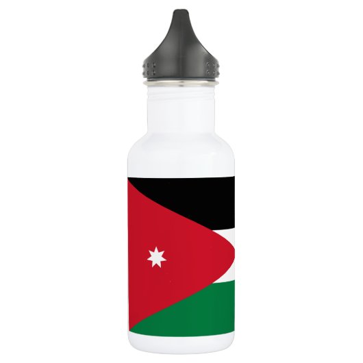 Bouteille D'eau Drapeau de la Jordanie (Gauche)