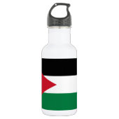 Bouteille D'eau Drapeau de la Jordanie (Devant)