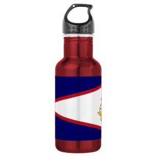Bouteille D'eau Drapeau de la liberté du drapeau des Samoa américa