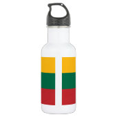 Bouteille D'eau Drapeau de la Lituanie (Dos)
