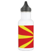 Bouteille D'eau Drapeau de la Macédoine du Nord (Gauche)