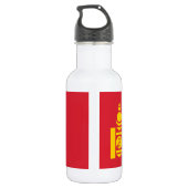 Bouteille D'eau Drapeau de la Mongolie (Dos)