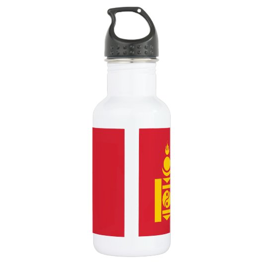 Bouteille D'eau Drapeau de la Mongolie (Dos)