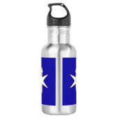 Bouteille D'eau Drapeau de la préfecture de Chiba, Japon (Dos)