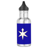 Bouteille D'eau Drapeau de la préfecture de Chiba, Japon (Gauche)