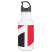 Bouteille D'eau Drapeau de la Principauté de Sealand (Dos)