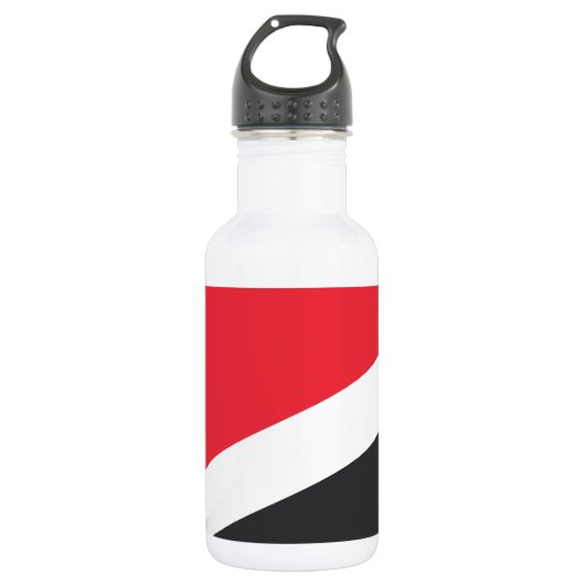 Bouteille D'eau Drapeau de la Principauté de Sealand (Devant)