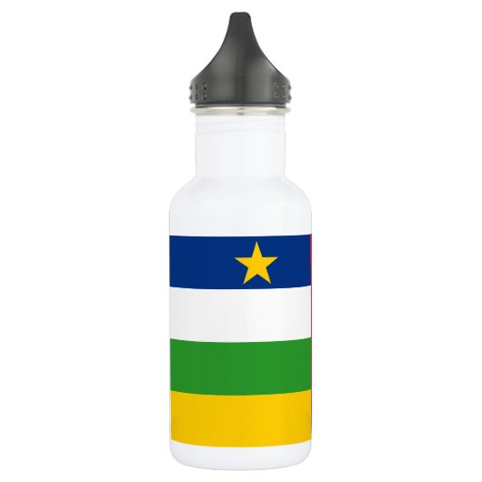 Bouteille D'eau Drapeau de la République centrafricaine (Gauche)