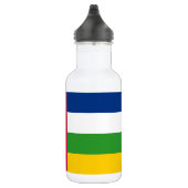 Bouteille D'eau Drapeau de la République centrafricaine (Droite)