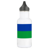 Bouteille D'eau Drapeau de la République de Komi (Gauche)