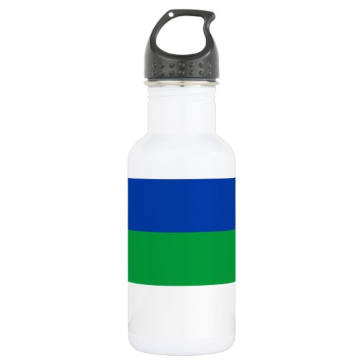 Bouteille D'eau Drapeau de la République Komi (Devant)