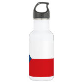 Bouteille D'eau Drapeau de la République tchèque (Devant)