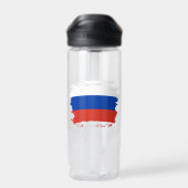 Bouteille D'eau Drapeau de la Russie (Arrière)