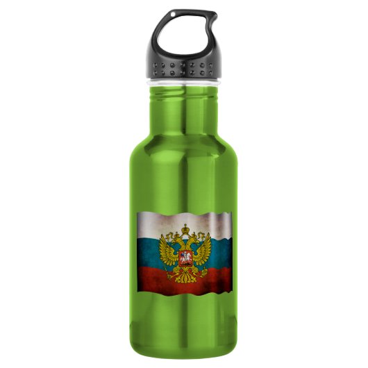 Bouteille D'eau Drapeau de la Russie (Devant)