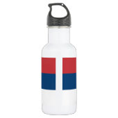 Bouteille D'eau Drapeau de la Serbie (Dos)