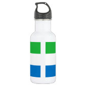 Bouteille D'eau Drapeau de la Sierra Leone (Dos)