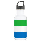 Bouteille D'eau Drapeau de la Sierra Leone (Devant)