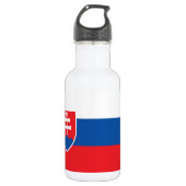 Bouteille D'eau Drapeau de la Slovaquie (Devant)