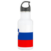 Bouteille D'eau Drapeau de la Slovénie (Devant)