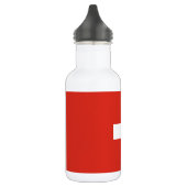 Bouteille D'eau Drapeau de la Suisse (Gauche)