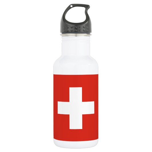 Bouteille D'eau Drapeau de la Suisse (Devant)
