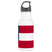 Bouteille D'eau Drapeau de l'État de Géorgie (Devant)