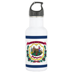 Bouteille D'eau Drapeau de l'État de Virginie-Occidentale
