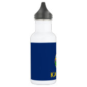 Bouteille D'eau Drapeau de l'État du Kansas (Gauche)