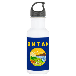 Bouteille D'eau Drapeau de l'État du Montana