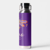 Bouteille D'eau Drapeau de libellule (Arrière)