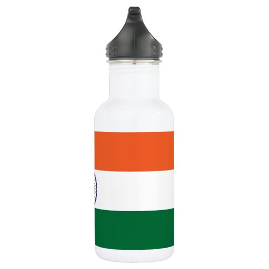 Bouteille D'eau Drapeau de l'Inde (Droite)