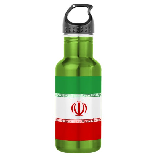 Bouteille D'eau Drapeau de l'Iran (Devant)