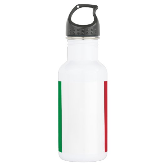 Bouteille D'eau Drapeau de l'Italie (Devant)