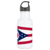 Bouteille D'eau Drapeau de l'Ohio (Devant)
