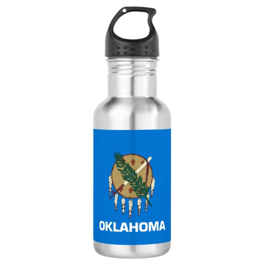 Bouteille D'eau Drapeau de l'Oklahoma, tasse de papier drapeau de