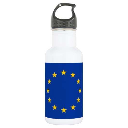 Bouteille D'eau Drapeau de l'Union européenne (Devant)