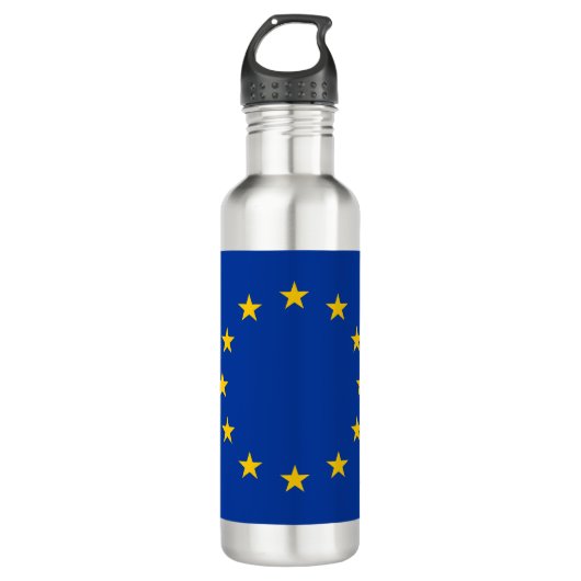 Bouteille D'eau Drapeau de l'Union européenne (UE) (Europe) (Devant)