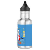 Bouteille D'eau Drapeau de Milwaukee, Wisconsin (Droite)