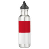 Bouteille D'eau Drapeau de Monaco (Droite)