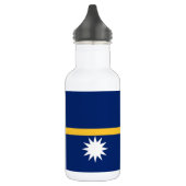 Bouteille D'eau Drapeau de Nauru (Gauche)