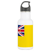 Bouteille D'eau Drapeau de Niue (Devant)