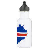 Bouteille D'eau Drapeau de pays de l'Islande (Droite)
