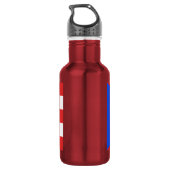 Bouteille D'eau Drapeau de Porto Rico (Dos)