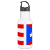 Bouteille D'eau Drapeau de Porto Rico (Dos)