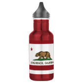 Bouteille D'eau Drapeau de République de Long Beach la Californie (Gauche)