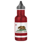 Bouteille D'eau Drapeau de République de Sacramento (Gauche)