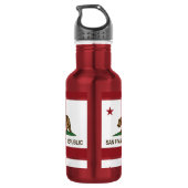 Bouteille D'eau Drapeau de République de San Francisco (Dos)