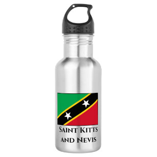 Bouteille D'eau Drapeau de Saint-Kitts-et-Nevis